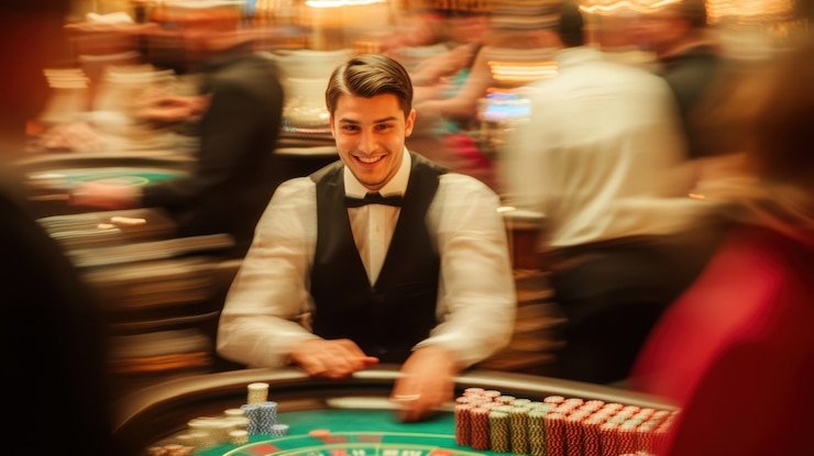 Antarmuka French Roulette langsung di aplikasi mobile olx138 dengan dealer profesional